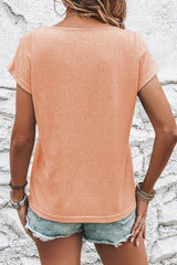 Relaxed T-shirt with bat handles *