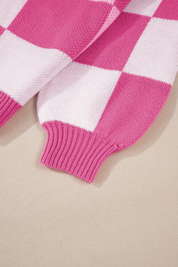 Pilgrimous pilot sweater with pink stripes