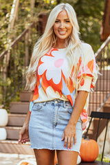 Chemisier côtelé jaune imprimé floral *-A WOMAN WE LOVE