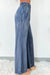 High Waisted Wide Leg Acid Wash Jeans in Dusk Blue