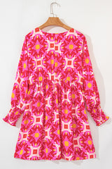 MINI-ROBE SMOCKED WITH LONG SALKS AND PLOS MEADERTICAL PROCESS