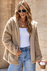 Veste Polaire Zippée à Capuche