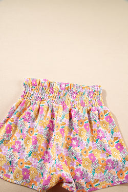 Fassey -waving relaxed shorts *