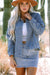 Wild Wind Washed Oversized Pocket Denim Jacket