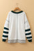 2-room white striped sweatshirts *