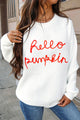 Hello Graphics Sweater Hello Pumpkin