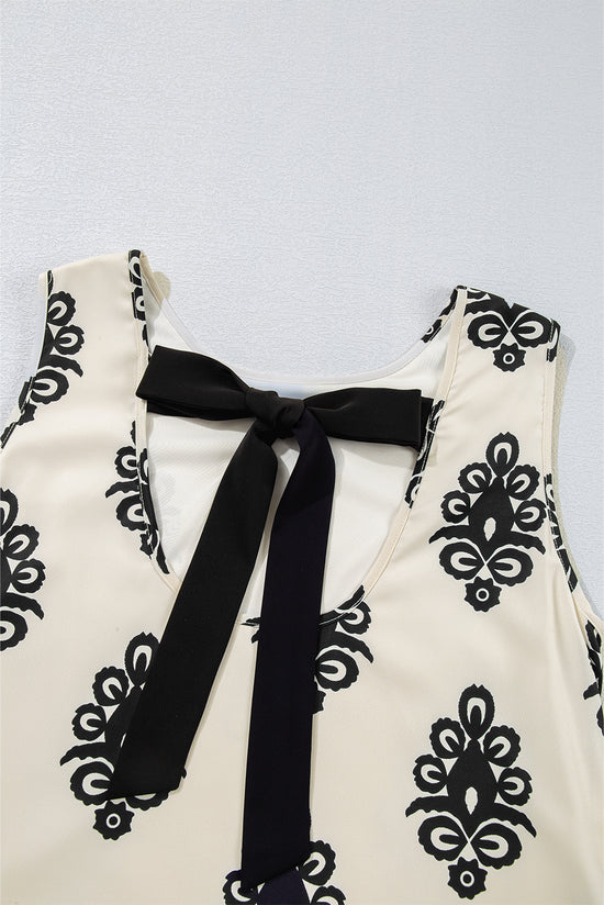 MINI-ROBE with geometric print *