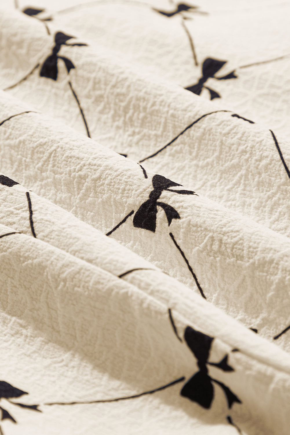 Mini-robe blanche à carreaux *