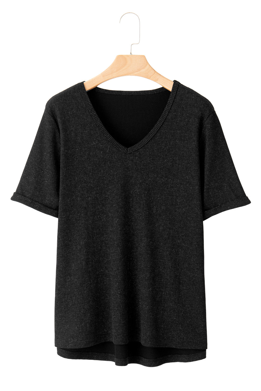 Gray t-shirt with high and bottom reverse