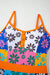 Swimsuit an orange floral part *