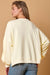 Beige puff sleeve sweatshirt with Tinsel flowers