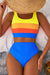 Maillot de Bain Colorblock Chic *