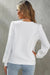 White textured high with long sleeves and round neck