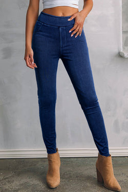 Jegging Slim Extensible Alta Ashleigh Blue en color