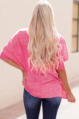 Blouse oversize léopard à manches bouffantes-A WOMAN WE LOVE