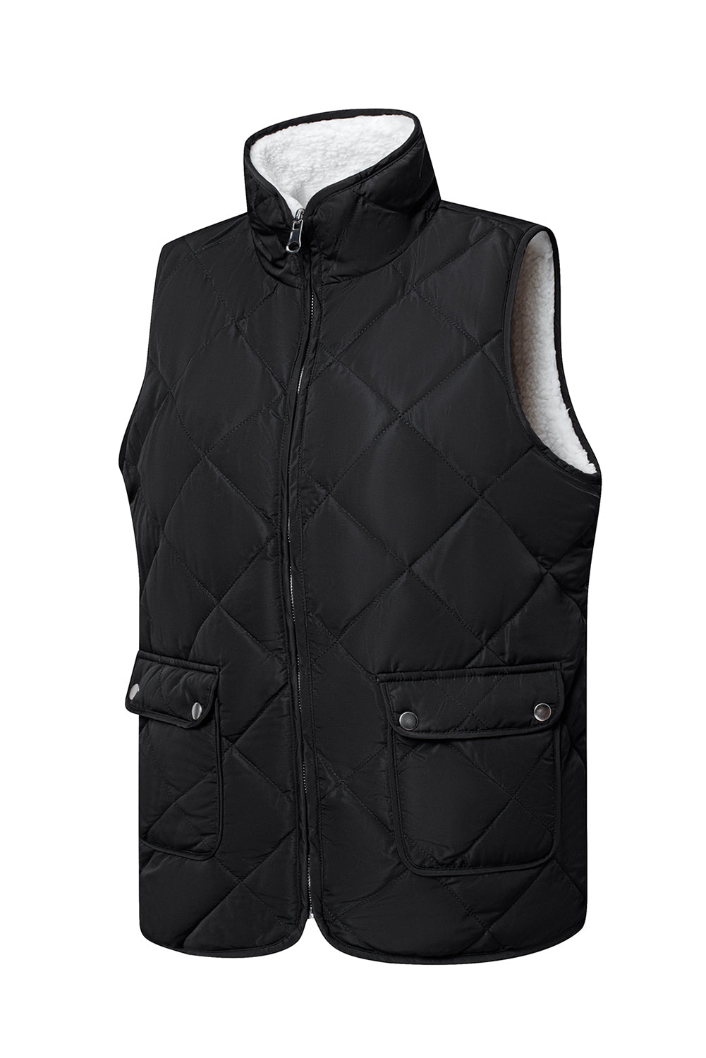 Black Fleece doublé de gilet à zippeau matelassé