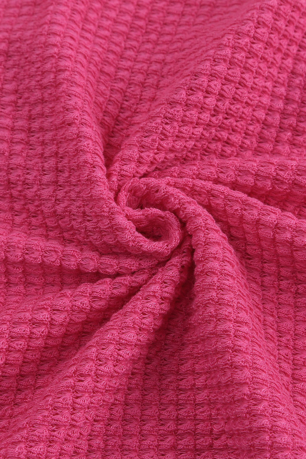 Pink Waffel Strickknopf auf Freizeithemd