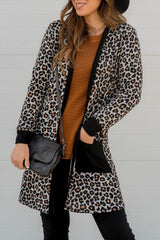 Cardigan noir ouvert sur le devant avec poche plaquée *-A WOMAN WE LOVE