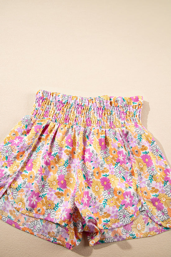 Fassey -waving relaxed shorts *