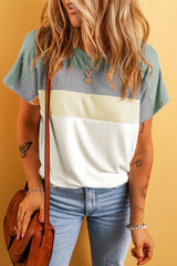 Patchwork Camiseta de mosaico *