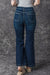 Jeans con gran cantidad desgarrada alta y azul Sarcelle Blue Bell real