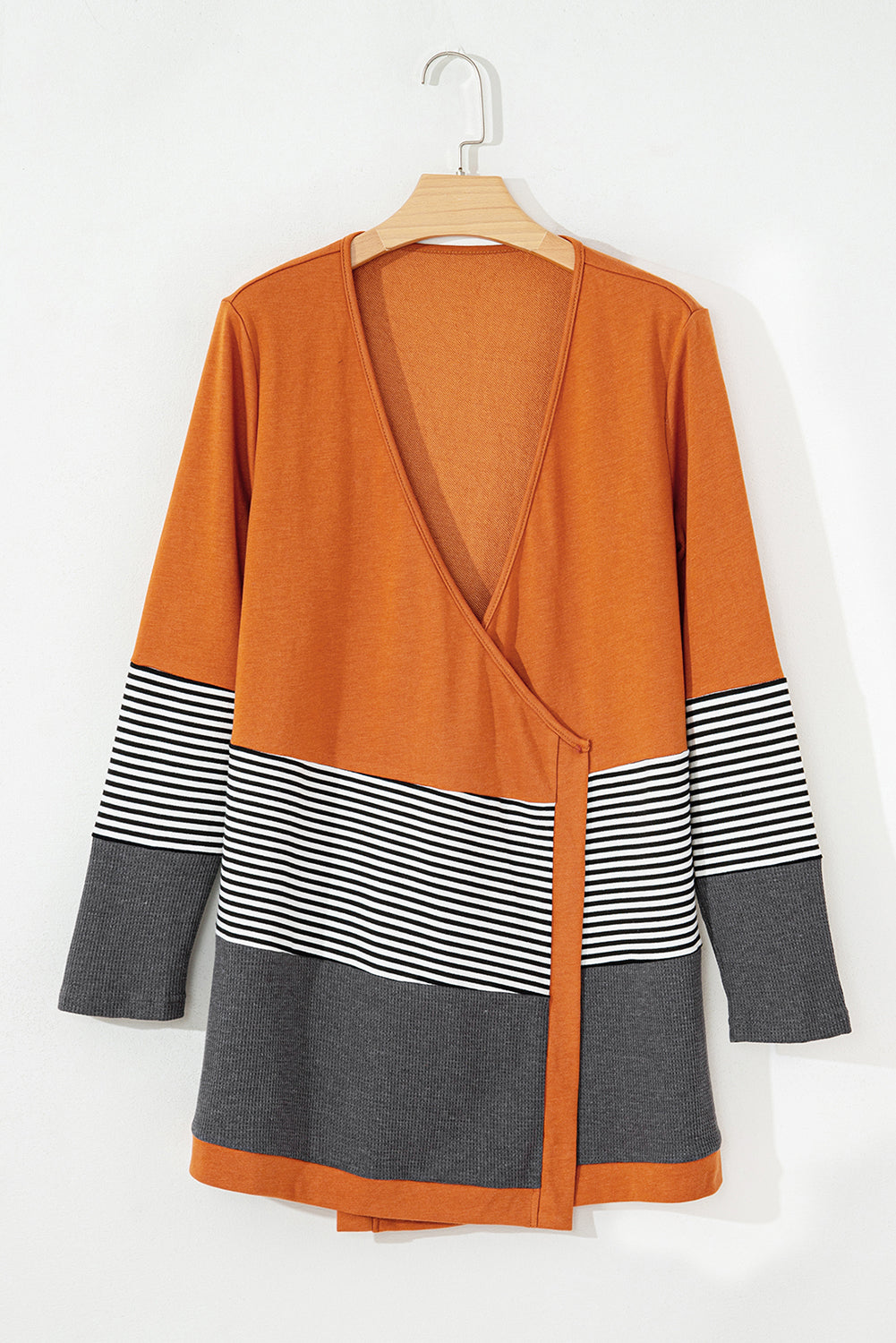 Cardigan ouvert patchwork rayé *-A WOMAN WE LOVE
