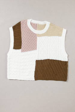 Multicolored textured sweater t-shirt *