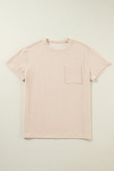 Amplia camiseta de corte con bolsillos *