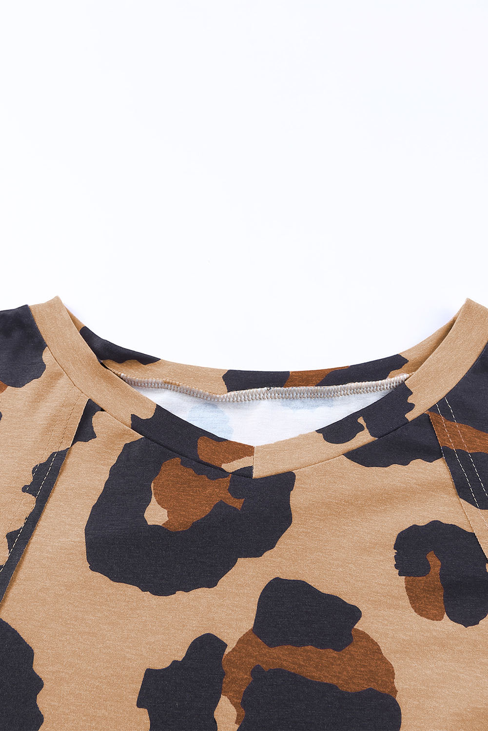 High with long sleeves and leopard print *