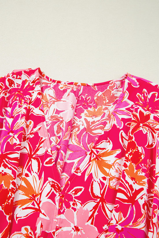 Vestido floral largo grande *