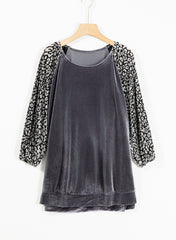 Blouse en velours à manches -A WOMAN WE LOVE
