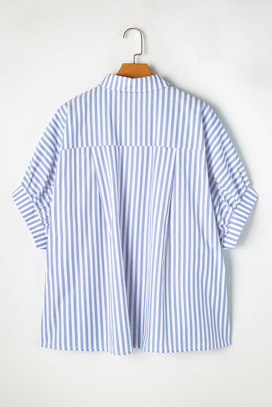 Oversize shirt with bat handles *