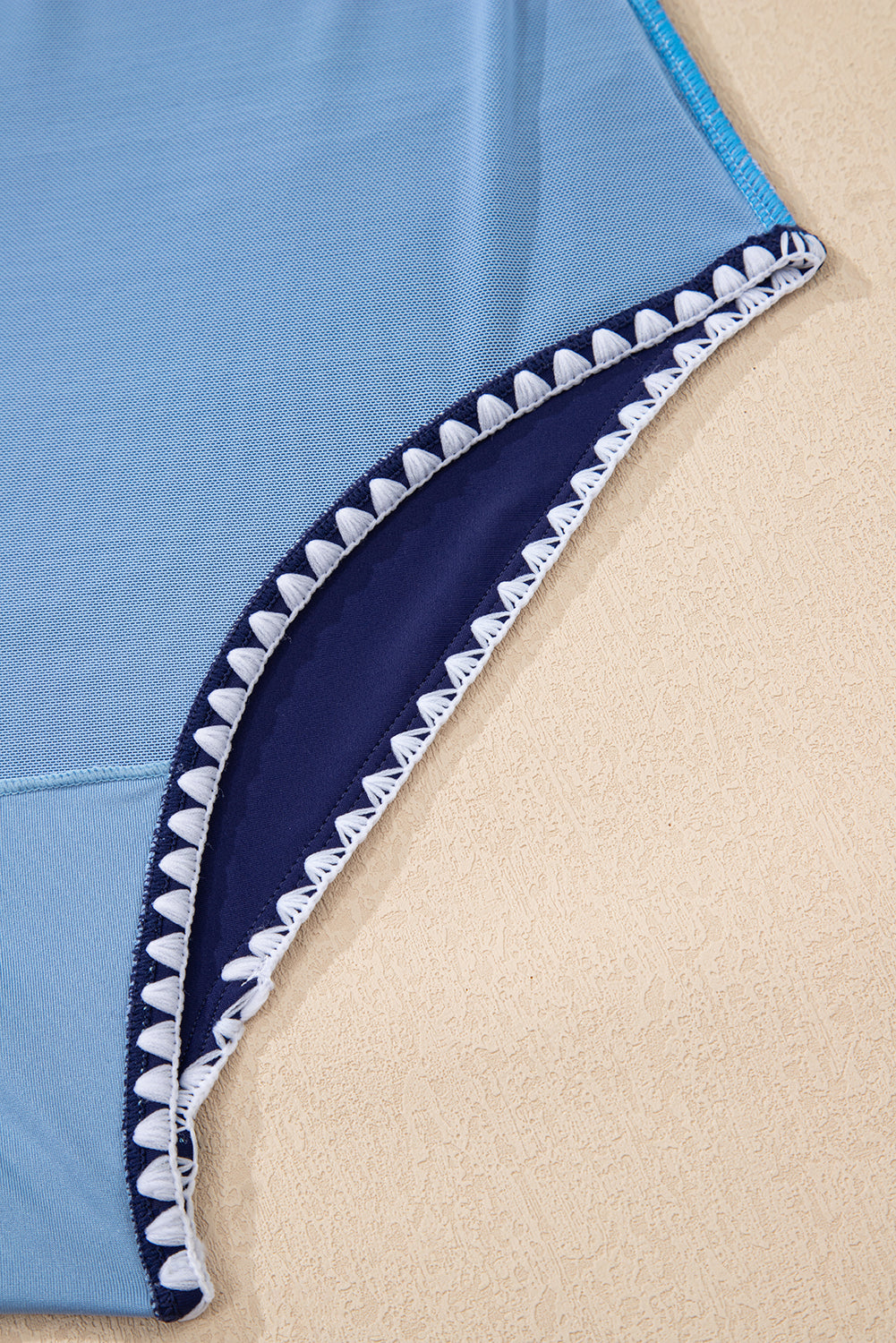 Blue piece swimsuit *
