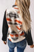 Chaqueta de moda occidental azteca floue multicolor