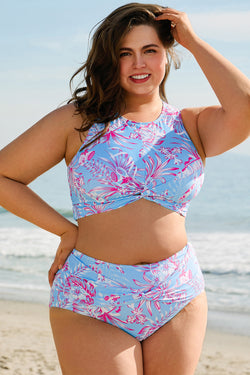 Ensemble bikini imprimé floral grande taille *