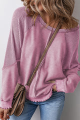 Raglán rosa y sudaderas rosas *