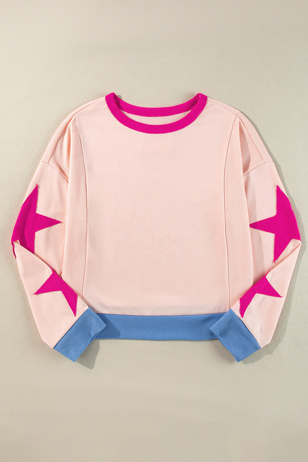 Sweat-shirt sur-dimensionné à coutures apparentes *