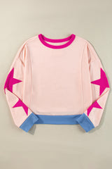 Sweat-shirt sur-dimensionné à coutures apparentes *