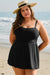 Robe de bain noire grande taille  *