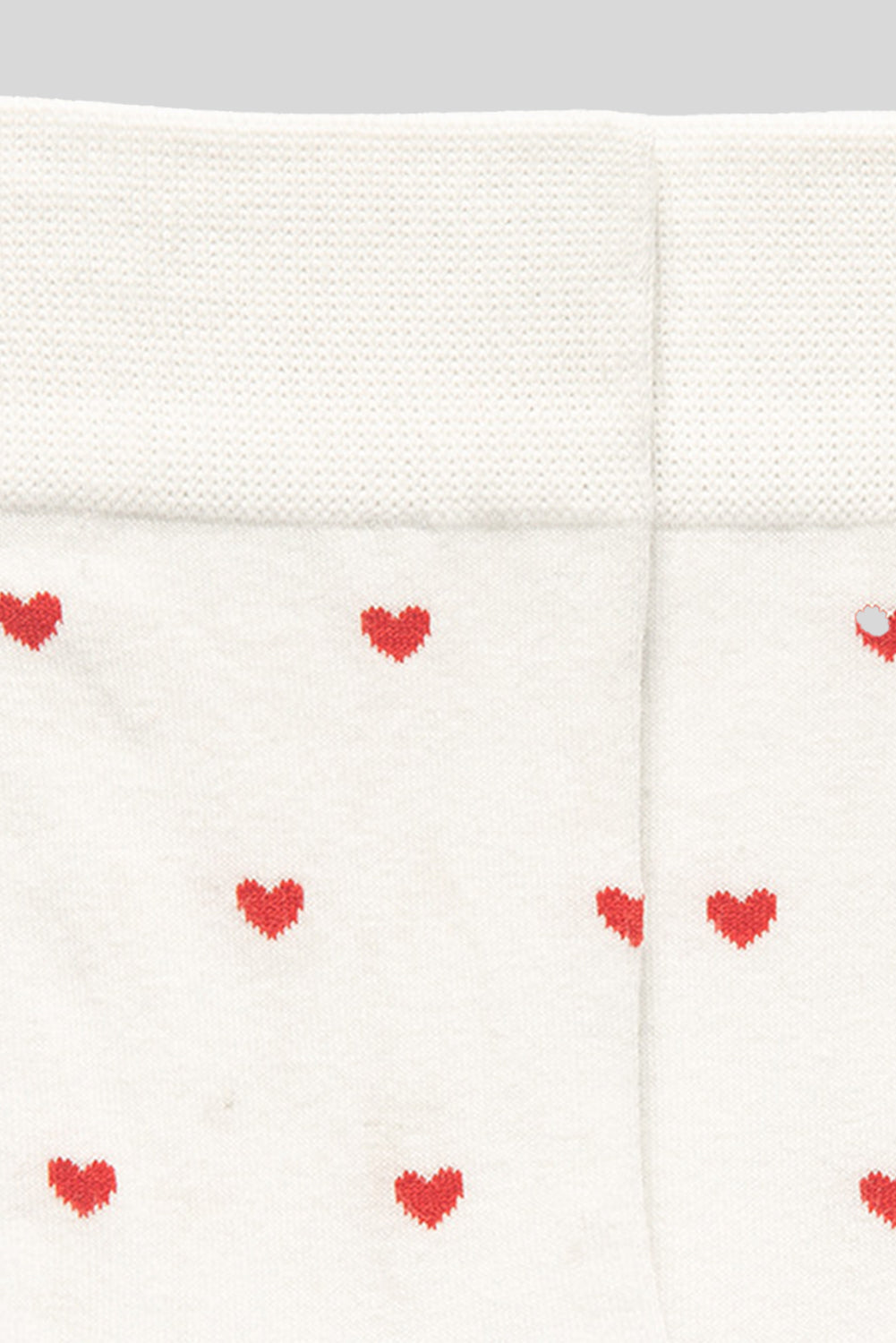 Chaussettes blanches à motif coeur Saint-Valentin-A WOMAN WE LOVE