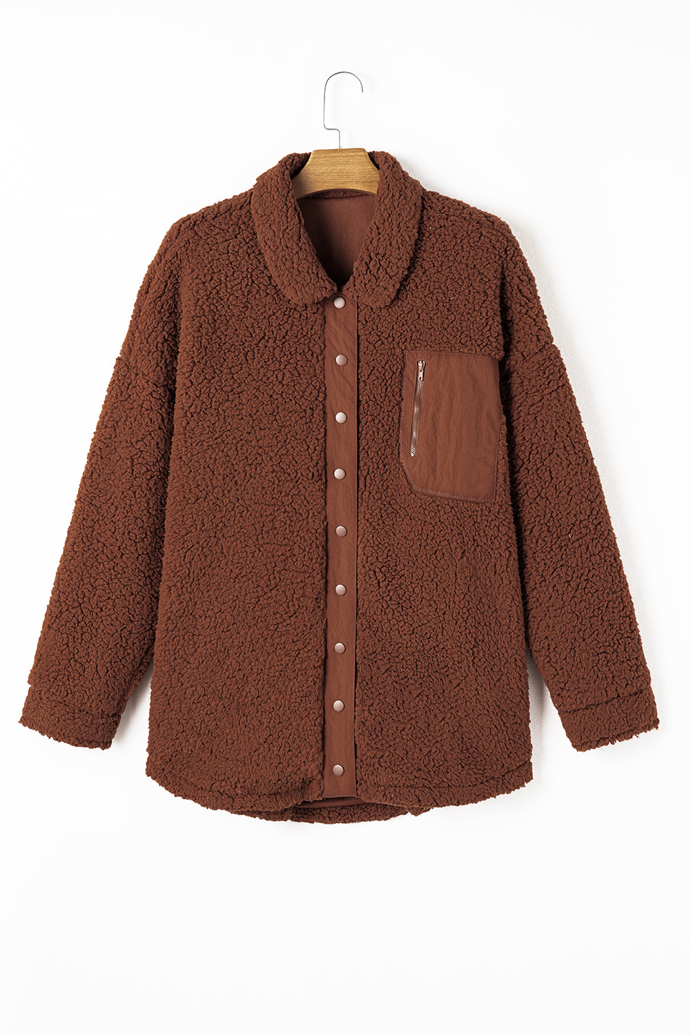 Veste ourson en fausse peau de mouton Red Clay