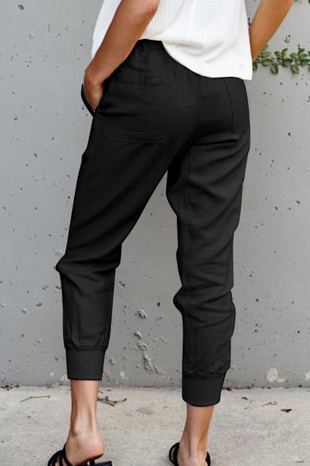 Pantalons de poches causales noires