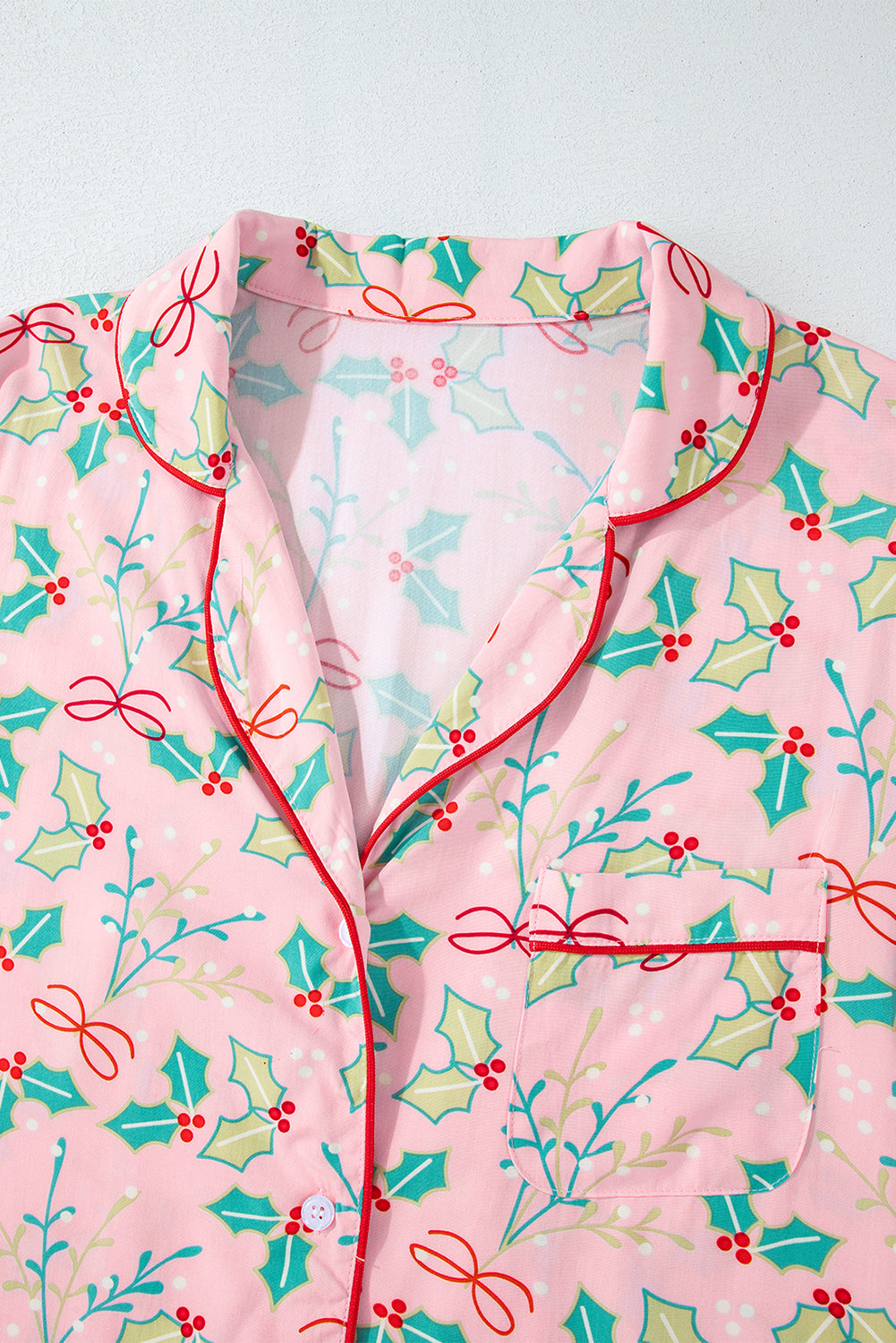 Ensemble pyjama de Noël à fleurs multicolores-A WOMAN WE LOVE