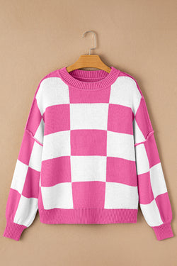 Pilgrimous pilot sweater with pink stripes