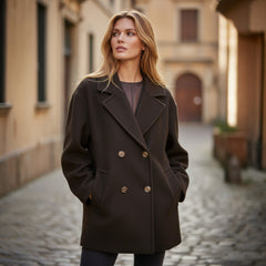 🖤 Veste feutre noire Marella – Élégance intemporelle en taille XXL