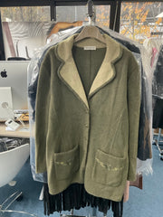 Veste en laine seconde main 🌿 Élégance Alpine