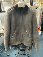 🖤 Blouson Zara en peau retournée – Esprit aviateur chic