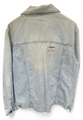 Veste en jean délavé vintage