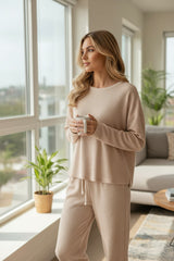 🌿 Ensemble Lounge Texturé – Élégance & Confort Décontracté