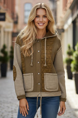 Gran chaqueta de taza citada Jungle texturizada Textured